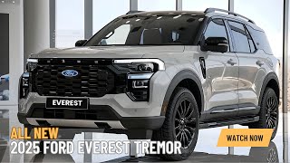 All New 2025 Ford Everest Tremor  brings rugged looks and offroad kit to family SUV [upl. by Anyaled]