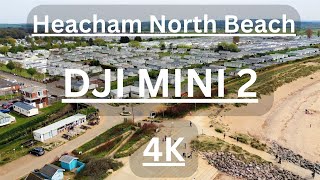 Heacham  Norfolk  North Beach  DJI Mini 2  4K  Singleshot [upl. by Salvay808]