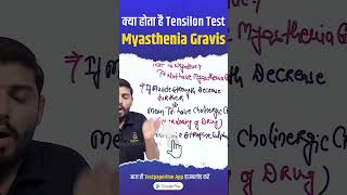 Edrophonium Tensilon Test For Myasthenia Gravis in Hindi By Mahisir TensilonTest Myasthenia Gravis [upl. by Aniv]