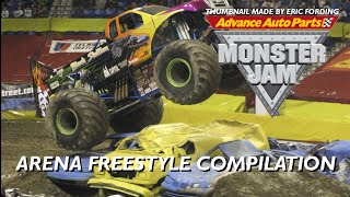 Monster jam Arena Freestyle Compilation PART 2 monsterjam [upl. by Battiste]