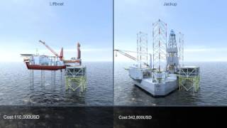 Gulf Marine Services  Jackup Vs Liftboat [upl. by Niels659]