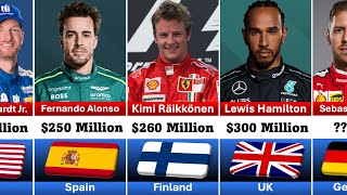 Meet 2024s RICHEST F1 and NASCAR Drivers [upl. by Kazmirci203]