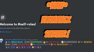 NEW ElementZ Community Server  WIP  Discord Server In Description [upl. by Pollyanna]