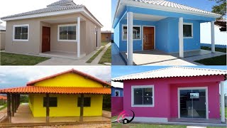 200 IDEIAS DE CORES PARA FACHADAS DE CASAS SIMPLES  Cores para casas  MINHA CASA MINHA VIDA 2024 [upl. by Tayler]