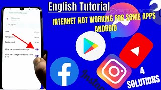 Apps Say No Internet Connection  Some Apps Not Working On Mobile Data Android Fixed [upl. by Amiel239]