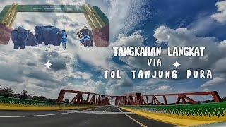 Jalan alternatif Via Tol Tanjung Pura Ke Wisata Konservasi Gajah Tangkahan Langkat dari Medan [upl. by Dahc]