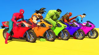 GTA 5 Epic Ragdolls RED SPIDERMAN VS RED MINION VS GREEN MINION Euphoria Physics amp Funny Fails [upl. by Nywrad]