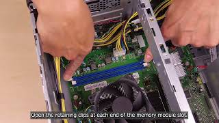 Lenovo ThinkSystem ST45 V3 installing a memory module [upl. by Jackson]