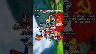 What Did Hitler Think of Europe countries mapping [upl. by Aramoy]