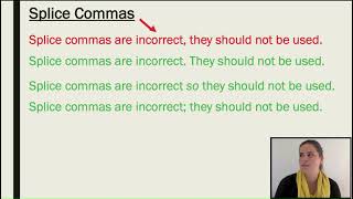 Splice commas explained [upl. by Vito]