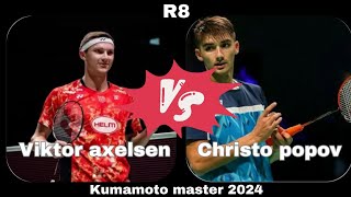 Viktor axelsen Vs christo popov [upl. by Reider696]