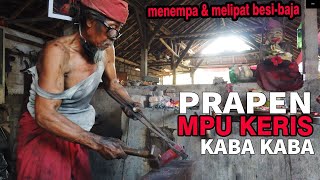 TEMPA LIPATAN PROSES PEMBUATAN KERIS PUSAKA DI PRAPEN MPU PANDE WYN SUBRATA  KERIS BALI [upl. by Frame]