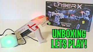 UNBOXING amp LETS PLAY  LASERX  The Ultimate HighTech RealLife Laser Tag Gaming Experience [upl. by Cheung]