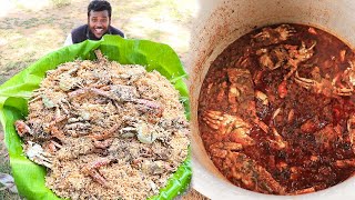 பாய் வீட்டு நண்டு பிரியாணி  CRAB Biriyani recipe cooking and eating [upl. by Ashli292]