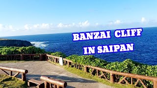 BANZAI CLIFF IN SAIPAN saipan island beach romzmae [upl. by Nage]