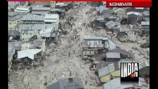 Kedarnath badly hit temple not damaged [upl. by Ernesto]