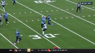 Awuzies first INT as a Tenneessee Titan comes off a Mac Jones floater [upl. by Jermaine983]