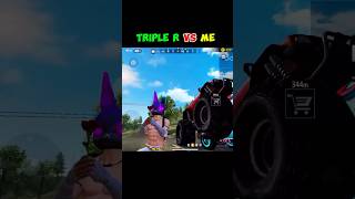 Mr Triple R vs Me 🔥 কে Best 🤪shorts freefire mrtripler [upl. by Mahtal]