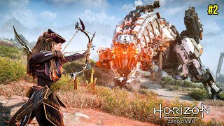 Fighting Dangerous Sawtooth  Horizon Zero Dawn Gameplay 2 [upl. by Dewey881]