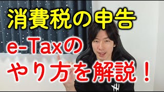 【インボイス制度】フリーランス・個人事業主の消費税（2割特例）の確定申告！eTaxのやり方を解説します！【確定申告書等作成コーナー】 [upl. by Ytnom648]