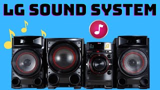 LG HIFI STEREO SYSTEM OVERVIEW  500 WATTS [upl. by Rebmit]