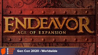 Endeavor Age of Expansion — game preview at Gen Con Online 2020 [upl. by Ycat204]