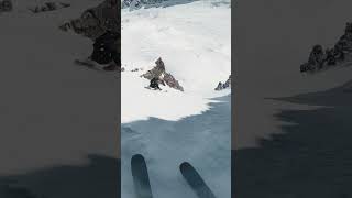 FREE YOUR WAY  SENDER FREE 110 🤯 freerideskiing wintersports skiing [upl. by Araiet]