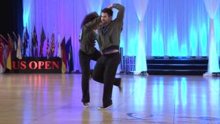 Ben Morris and Jennifer Deluca  2013 US Open Classic Division Finals [upl. by Rabbaj]