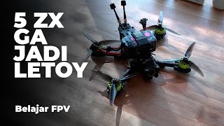 5ZX Frame Design Sendiri Jadi JOSSS  Belajar FPV [upl. by Cyna]