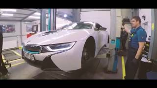 Revizie sistem franare BMW i8 [upl. by Anetta]