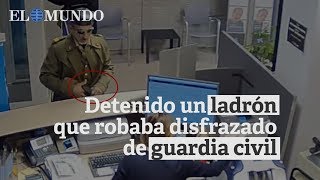 Detenido un ladrón en Badajoz que robaba disfrazado de Guardia Civil [upl. by Hambley14]