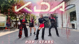 KPOP IN PUBLIC  ONE TAKE  KDA  POP  STARS  Dance cover by GRAVITY Crew from France [upl. by Oetsira]