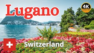 Exploring LUGANO SWITZERLAND 🇨🇭 4K Walking Tour  October 2024 [upl. by Effie]