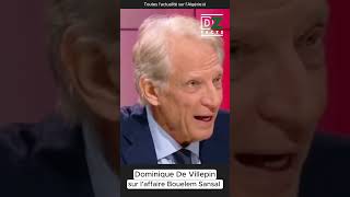 Villepin sexprime sur laffaire Boualem Sansal shorts [upl. by Procora652]