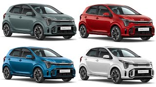 New 2024 Kia PICANTO  COLORS Details Comparison  Whats your favorite [upl. by Calv]