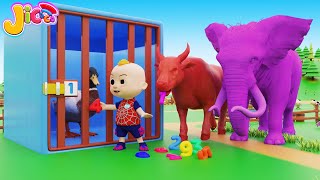 Animals Dance Song quotIt’s the animal dancequot Farm Animals Cartoon for Kids  Jicoco Nursery Rhymes [upl. by Arral]