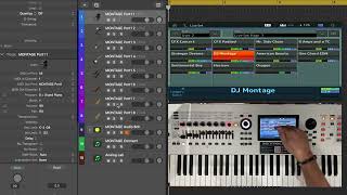 Using an external MIDI controller  Yamaha MONTAGE and MODX with Logic Pro X 2023 [upl. by Aiouqahs374]