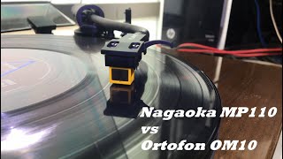 Installing new Nagaoka MP 110 cartridge and Ortofon OM10 comparison Turntable oh yeah [upl. by Catharina193]