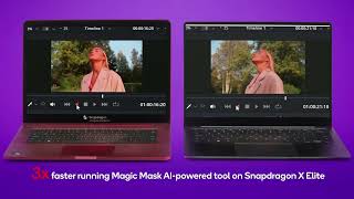 Snapdragon demo AI accelerated video editing [upl. by Zenas]