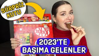 2023TE BAŞIMA GELENLER 😅 SÜRPRİZ KUTU MUKBANG [upl. by Yerffoeg752]