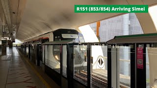 Fast ProgressSMRT R151 853854 arriving Simei [upl. by Roshelle]