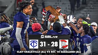 RYAN WILLIAMS SARALAND UPSET BY JAYLEN MBAKWE CLAYCHALKVILLE IN STATE CHAMPIONSHIP 🏈 [upl. by Fisa490]