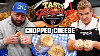 Constructing THE BEST Chopped Cheese  Tasty Tailgating Ep 5 [upl. by Mirilla]