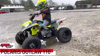 GML ATV Alfie Reviewed 2022 Polaris Outlaw 110 [upl. by Goldshlag]