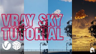 VRAY SKY CLOUD SETUP SIMPLE TIPS FOR AMAZING RESULTS [upl. by Attegroeg]