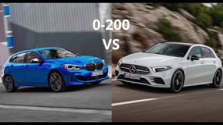 Mercedes Benz A200 VS BMW 118İ 0200 ACCELERAİTON [upl. by Kassey]