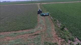 Mowing hay from the air [upl. by Arraic9]