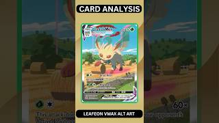 Leafeon VMAX Alternate Art Card Analysis pokemon [upl. by Marienthal]