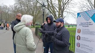 quotWhy dont you permit your women to get educatedquot Abass And Visitor Lady Speakers Corner Sam Dawah [upl. by Yenmor]