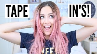 Tape In Hair Extensions My Experience  What To Expect [upl. by Nnor]